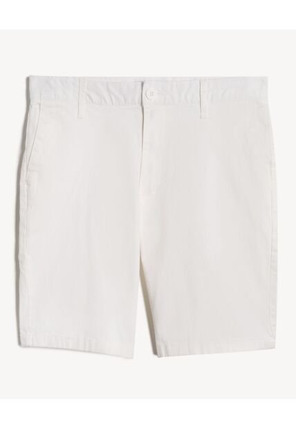 Bermuda  Para Hombre Regular Corto Color Hueso Marca Seven Seven #45100753