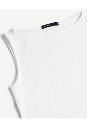 Camiseta  Para Mujer Manga Sisa Moda Color Negro Marca Seven Seven #28097588