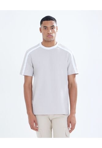 Camiseta  Para Hombre Manga Corta Color Avena Marca Seven Seven #45092422 Seven Seven