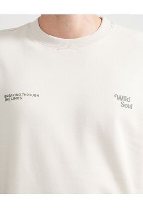 Camiseta  Para Hombre Manga Corta Color Beige Marca Seven Seven #45092463