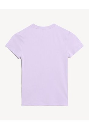 Camiseta  Para Mujer Manga Corta Cuello Redondo Color Lila Marca Seven Seven #28097600