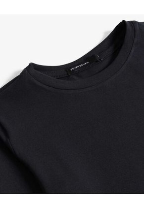 Camiseta  Para Mujer Manga Larga Cuello Redondo Color Negro Marca Seven Seven #28097598