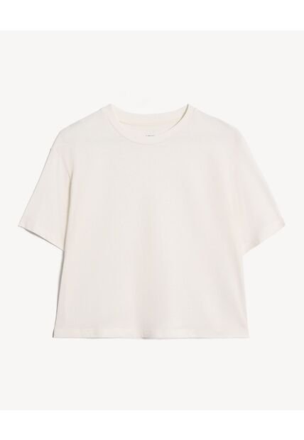 Camiseta  Para Mujer Manga Corta Cuello Redondo Color Blanco Marca Seven Seven #28097584