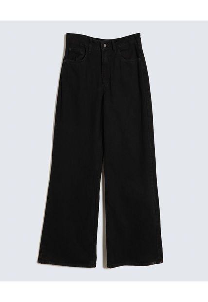 Jean Para Mujer Wide-Leg Color Negro Marca Seven Seven #28160850