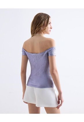 Camiseta  Para Mujer Manga Sisa Moda Color Lila Marca Seven Seven #28096652