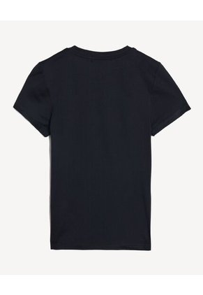 Camiseta  Para Mujer Manga Corta Cuello Redondo Color Negro Marca Seven Seven #28097596