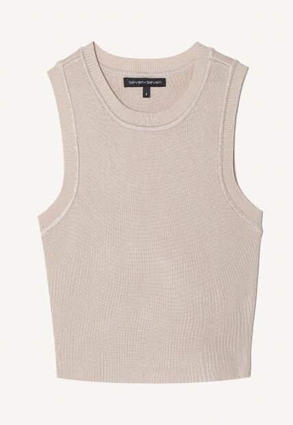 Camiseta Para Mujer Manga Sisa Color Arena Marca Seven Seven #28095725