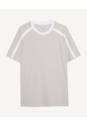 Camiseta  Para Hombre Manga Corta Color Avena Marca Seven Seven #45092422