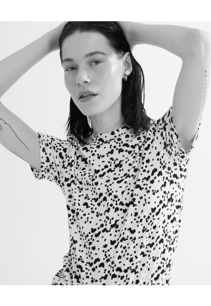 Camiseta  Para Mujer Manga Corta Color Blanco Marca Seven Seven #28095670