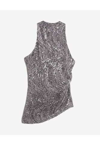 Blusa  Para Mujer Manga Sisa Color Gris Marca Seven Seven #28124142 Seven Seven