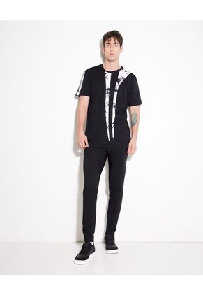 Camiseta  Para Hombre Manga Corta Color Negro Marca Seven Seven #45092236