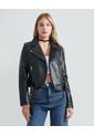 Chaqueta Para Mujer Pu Color Negro Marca Seven Seven #28080644 de Seven Seven