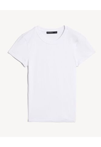 Camiseta  Para Mujer Manga Corta Cuello Redondo Color Blanco Marca Seven Seven #28097596 Seven Seven
