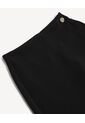 Falda Short Cruzado  Para Mujer Negro Seven Seven de Seven Seven