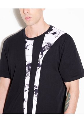 Camiseta  Para Hombre Manga Corta Color Negro Marca Seven Seven #45092236