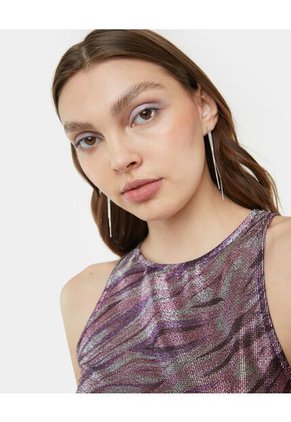 Camiseta  Para Mujer Manga Sisa Color Fucsia Marca Seven Seven #28094843