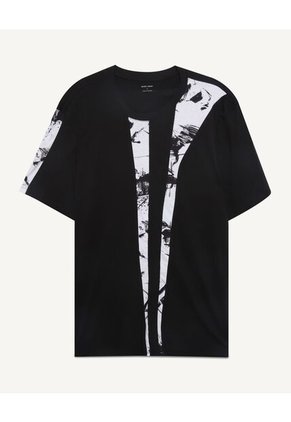 Camiseta  Para Hombre Manga Corta Color Negro Marca Seven Seven #45092236