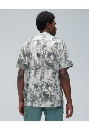 Camisa Para Hombre Manga Corta  Color Cafe  Marca Seven Seven #45011996