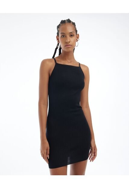 Vestido  Para Mujer Manga Sisa Color Negro Marca Seven Seven #28171112