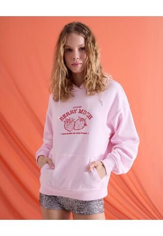 Buzo  Para Mujer Hoodie Color Rosa Marca Seven Seven #28069210 Seven Seven