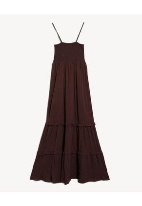 Vestido  Para Mujer M/Sisa Largo Color Negro Marca Seven Seven #28171519