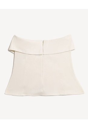 Blusa  Para Mujer Manga Sisa Color Marfil Marca Seven Seven #28124168