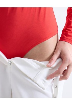 Camiseta  Para Mujer Manga Larga Cuello Alto Color Rojo Marca Seven Seven #28096525