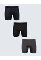 Boxer X3 Para Hombre Fleat Seamer Color Negro Marca Seven Seven #45000345 de Seven Seven