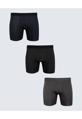 Boxer X3 Para Hombre Fleat Seamer Color Negro Marca Seven Seven #45000345 Seven Seven