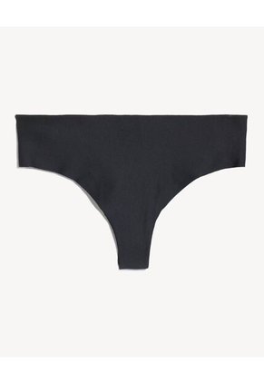 Panty X3 Para Mujer Tanga Color Negro Marca Seven Seven #28800132