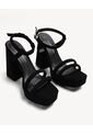 Sandalias  Para Mujer Tacón Color Negro Marca Seven Seven #28690100 de Seven Seven