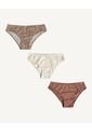 Panty X3 Para Mujer Hispter Color Café Marca Seven Seven #28800062 de Seven Seven