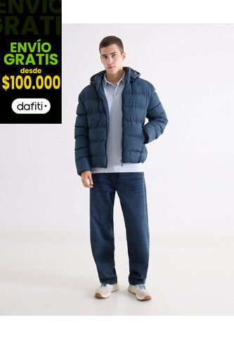 Jean Loose Tono Oscuro  Para Hombre Azul Seven Seven Seven Seven