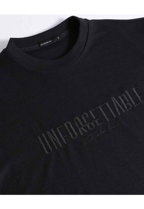 Camiseta  Para Hombre Manga Corta Cuello Redondo Color Negro Marca Seven Seven #45092810