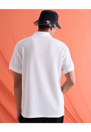 Polo  Para Hombre Cuello Tejido Sin Bolsillo Color Blanco Marca Seven Seven #45110973