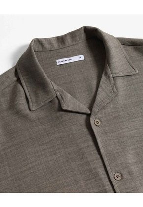 Camisa  Para Hombre Manga Corta Sin Bolsillo Cuello R Color Verde Marca Seven Seven #45018238