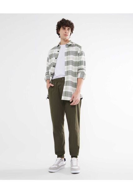 Pantalon Para Hombre Jogger Color Verde Oscuro Marca Seven Seven #45070996