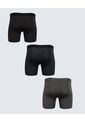 Boxer X3 Para Hombre Fleat Seamer Color Negro Marca Seven Seven #45000345 de Seven Seven