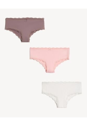 Panty X3 Para Mujer Hispter Color Rosa Marca Seven Seven #28800121 Seven Seven