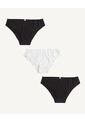 Panty X3 Para Mujer Hispter Color Negro Marca Seven Seven #28800049 de Seven Seven