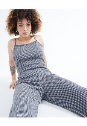 Enterizo  Para Mujer Manga Sisa Color Negro Marca Seven Seven #28320406