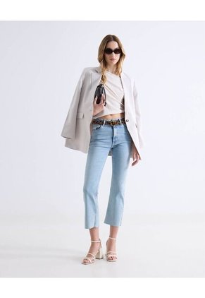 Camiseta  Para Mujer Manga Corta Moda Color Crema Marca Seven Seven #28096659