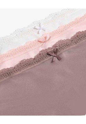 Panty X3 Para Mujer Hispter Color Rosa Marca Seven Seven #28800121