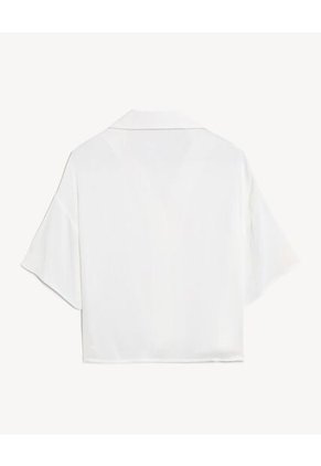 Blusa  Para Mujer Manga Corta Color Blanco Marca Seven Seven #28127536