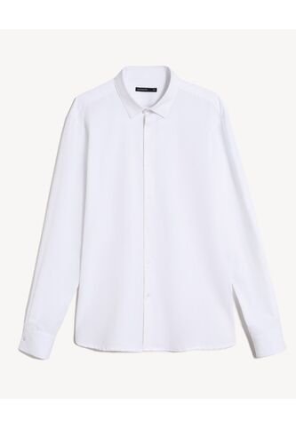 Camisa  Para Hombre Manga Larga Sin Bolsillo Cuello C Color Blanco Marca Seven Seven #45017716 Seven Seven