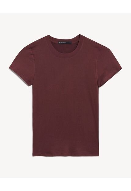 Camiseta  Para Mujer Manga Corta Cuello Redondo Color Vino Marca Seven Seven #28097600