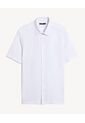 Camisa Regular Manga Corta  Para Hombre Crudo Seven Seven de Seven Seven
