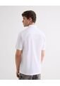 Camisa Regular Manga Corta  Para Hombre Crudo Seven Seven de Seven Seven