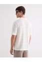 Camisa Tejida Texturizada  Para Hombre Crudo Seven Seven de Seven Seven