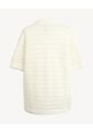 Camisa Tejida Texturizada  Para Hombre Crudo Seven Seven de Seven Seven